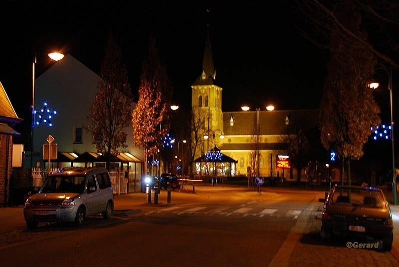 Kerstversiering kerk Achel.JPG - Kerstversiering kerk Achel